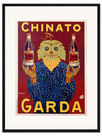 Gerahmter Kunstdruck Werbung für Chinato Garda, 1925