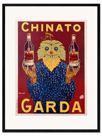 Impresión de arte enmarcada Advertisement for Chinato Garda, 1925