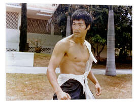 Foam board print Bruce Lee in "The Big Boss", 1971