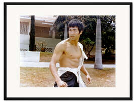 Gerahmter Kunstdruck Bruce Lee in "The Big Boss", 1971