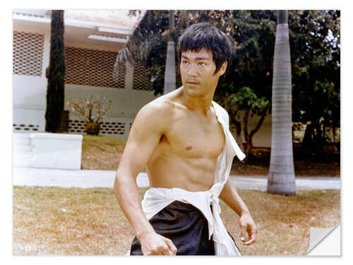 Sticker mural Bruce Lee in "The Big Boss", 1971