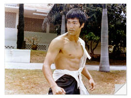 Sticker mural Bruce Lee in "The Big Boss", 1971