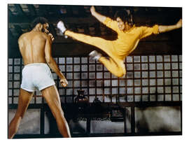 Aluminium print Bruce Lee and Kareem Abdul-Jabbar