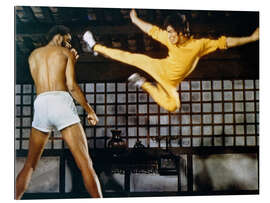 Galleritryk Bruce Lee and Kareem Abdul-Jabbar