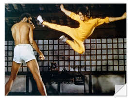 Wandsticker Bruce Lee und Kareem Abdul-Jabbar