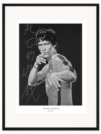 Gerahmter Kunstdruck Bruce Lee - Be Water, My Friend