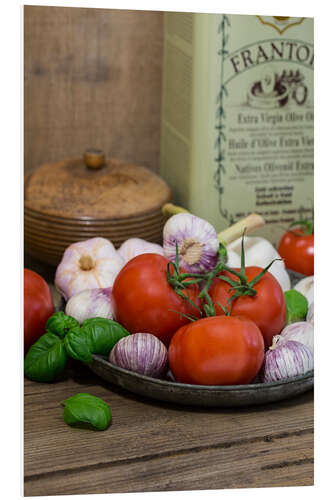 Foam board print Tomatoes and Garlic