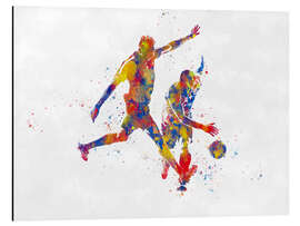 Tableau en aluminium Soccer Player XXVI