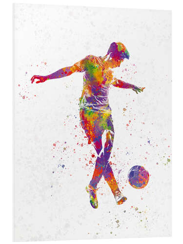 Foam board print Soccer Player XXVII