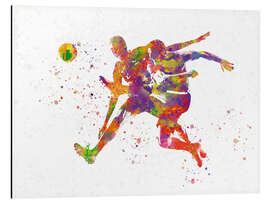 Aluminium print Soccer Player XXIX