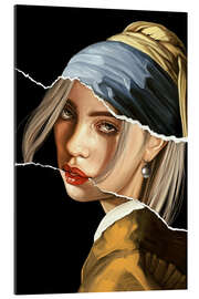 Gallery print Billie Eilish with a Pearl Earring