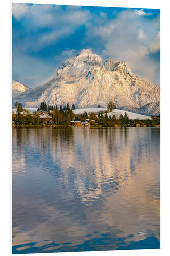 Tableau en PVC Hopfensee in the Allgäu