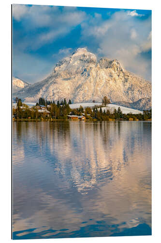 Quadro em plexi-alumínio Hopfensee in the Allgäu