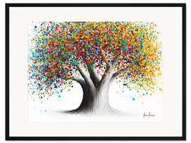 Gerahmter Kunstdruck Baum der Hoffnung