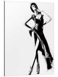 Magnettafel Black Is Always Right