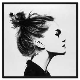 Gerahmter Kunstdruck Hair Bun