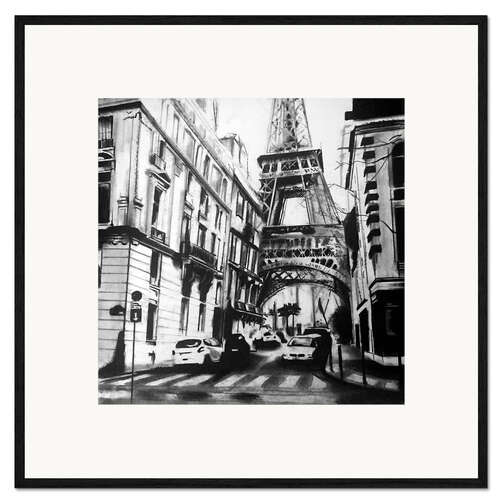 Framed art print Streets of Paris