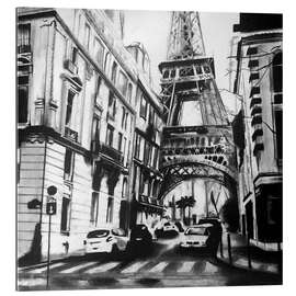 Tableau en plexi-alu Streets of Paris