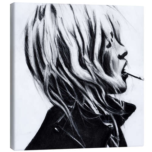 Canvas print Cigarette Portrait