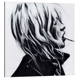 Magnettafel Cigarette Portrait