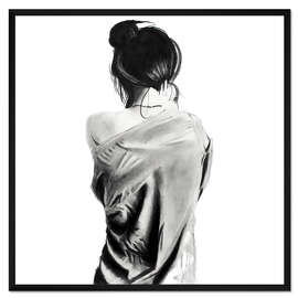 Gerahmter Kunstdruck Back Portrait