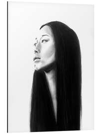 Aluminium print Asian Beauty Portrait