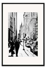 Gerahmter Kunstdruck New York Street