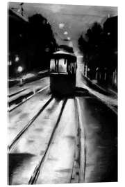 Acrylic print Tram