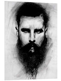 Foam board print Beard Portrait