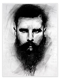 Tableau  Beard Portrait - Denny Stoekenbroek