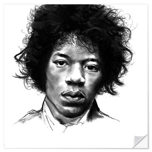 Wall sticker Jimi Hendrix