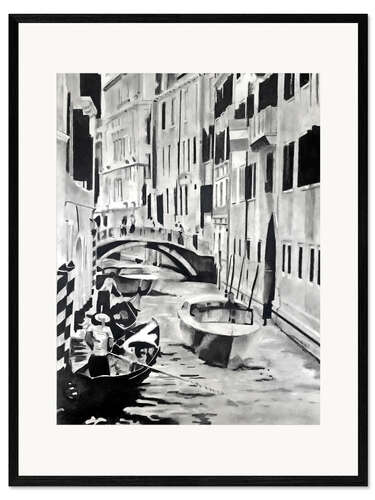 Gerahmter Kunstdruck Streets of Venice