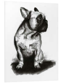 Tableau en PVC Woof - French Bulldog Portrait