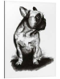 Magnettafel Woof - French Bulldog Portrait