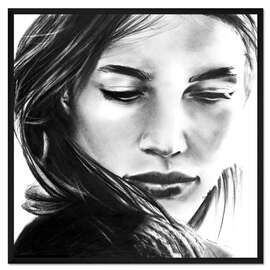 Gerahmter Kunstdruck Selfcare Portrait