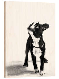 Hout print Doggystyle - French Bulldog