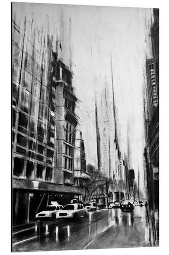 Aluminium print Big City Streets