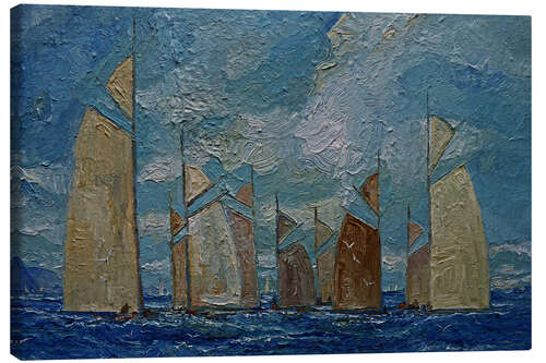 Canvas print Big Sails at Sea