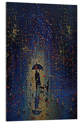 Gallery print Blue Rain