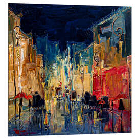 Magnettafel Nostalgisches Paris am Abend