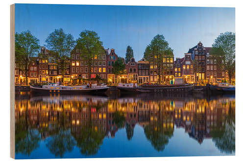 Trebilde Reflections at dusk, Amsterdam