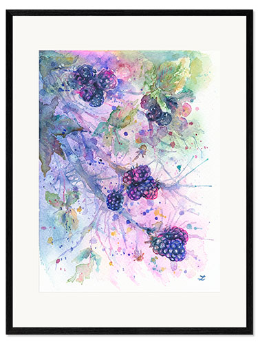 Framed art print Blackberry
