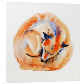 Magnettafel Schlafender Fuchs