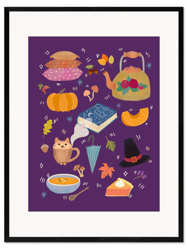 Impresión de arte enmarcada Autumn whispers