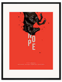 Gerahmter Kunstdruck Nope