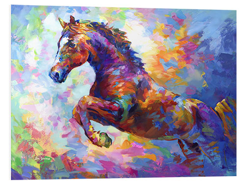 Tableau en PVC Colorful Horse II