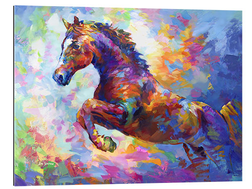 Tableau en plexi-alu Colorful Horse II