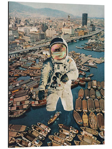 Aluminium print Astronaut