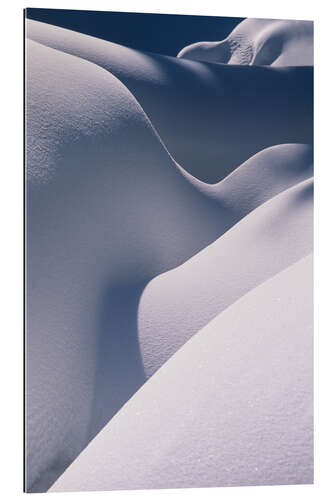 Gallery print Soft snow formations