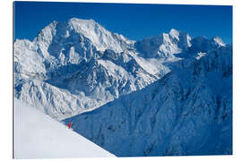 Gallery print Helicopter Skiing Below Mount Cook